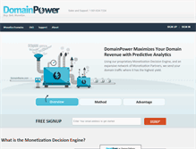 Tablet Screenshot of domainpower.com